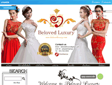 Tablet Screenshot of belovedluxury.com